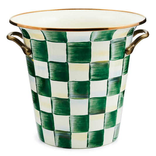 Emerald Check Wine Cooler by MacKenzie - Childs - |VESIMI Design|