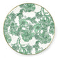 Emerald English Garden Enamel Charger/Plate - |VESIMI Design|