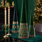 Emerald Luxe Large Beaded Cone Tree - |VESIMI Design| Luxury Bathrooms and Home Decor