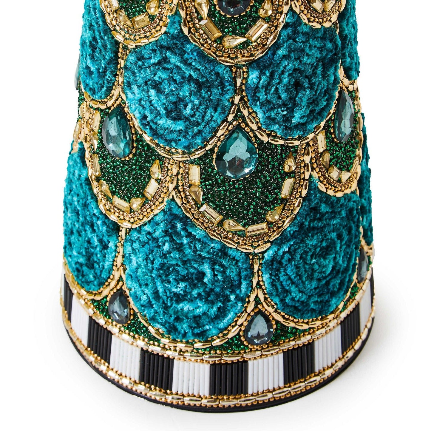 Emerald Luxe Medium Beaded Cone Tree - |VESIMI Design| Luxury Bathrooms and Home Decor