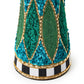 Emerald Luxe Small Beaded Cone Tree by MacKenzie - Childs - |VESIMI Design| Luxury Bathrooms and Home Decor