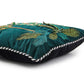 Emerald Ornaments Beaded Throw Pillow - |VESIMI Design| Luxury Bathrooms and Home Decor