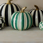 Emerald Stripe Medium Pumpkin by MacKenzie-Childs