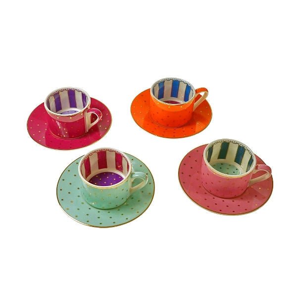 Espresso cups Fancy Colors, set of 4 - |VESIMI Design| Luxury Bathrooms and Home Decor