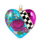 Floral Heart Glass Ornament MacKenzie-Childs