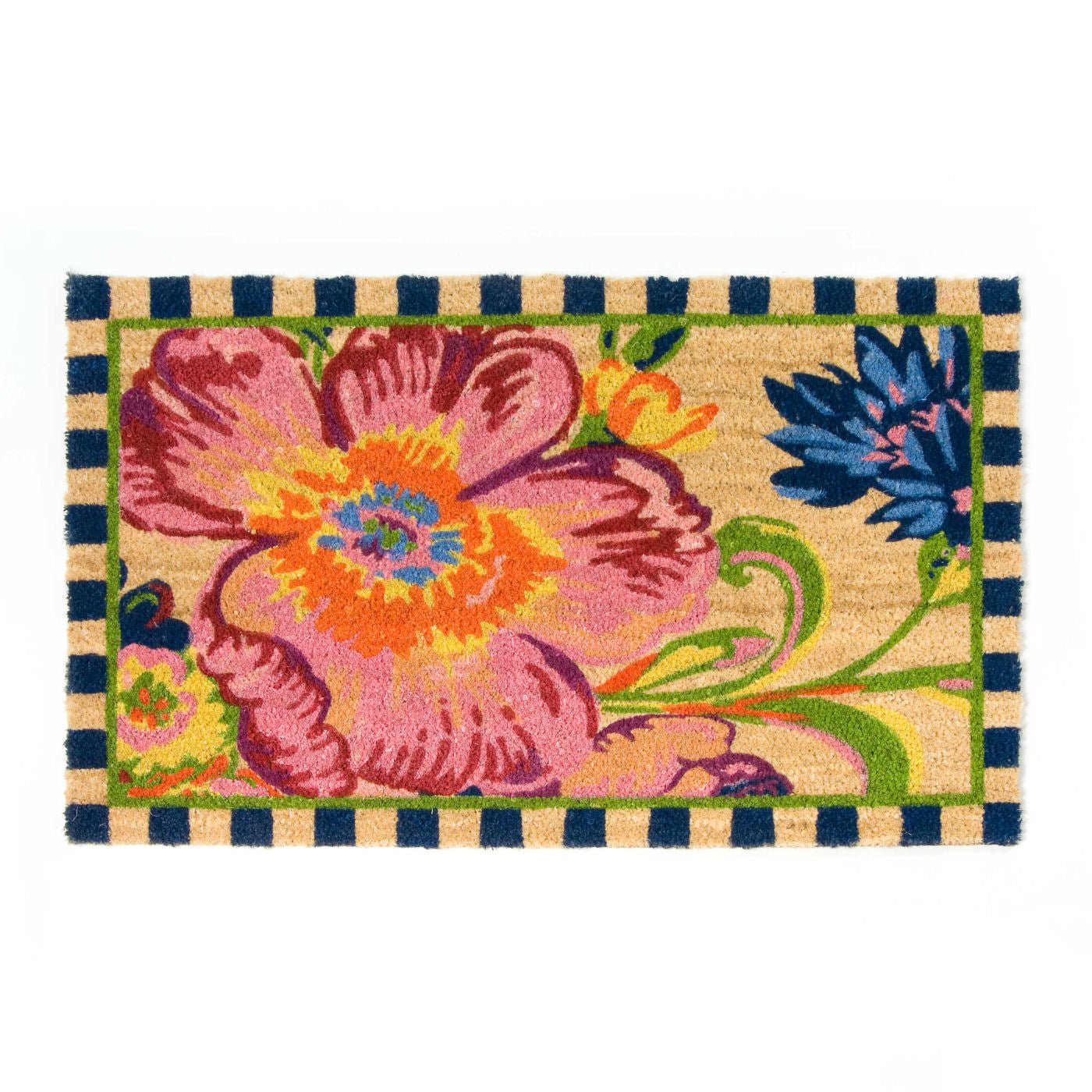 Flower Market Entrance Mat by MacKenzie-Childs - |VESIMI Design| Luxury Bathrooms and Home Decor