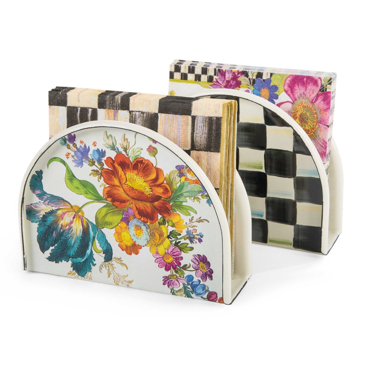 Flower Market Napkin Holder - White - |VESIMI Design| Luxury Bathrooms and Home Decor