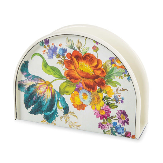 Flower Market Napkin Holder - White - |VESIMI Design| Luxury Bathrooms and Home Decor