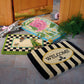 Frog Entrance Mat by Mackenzie - Childs - |VESIMI Design| Luxury Bathrooms and Home Decor