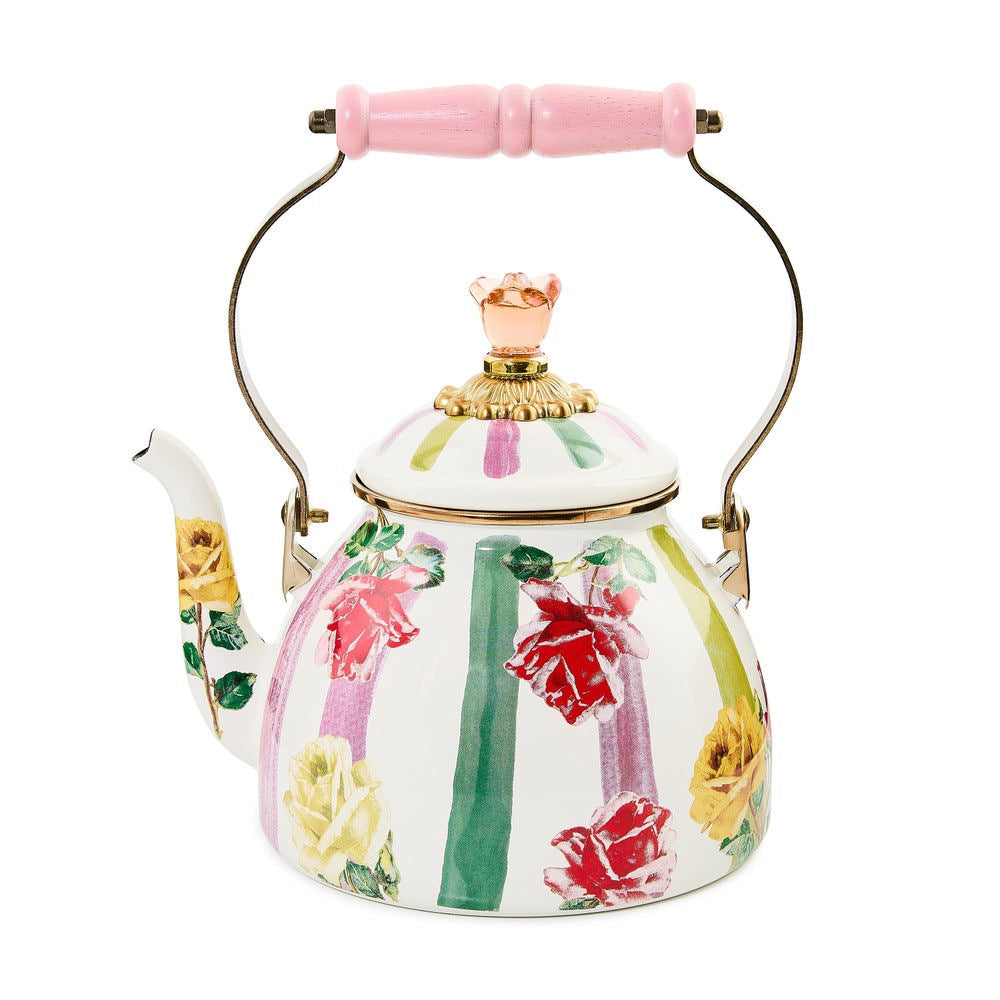 Garden Gala 2 Quart Tea Kettle - MacKenzie-Childs limited edition