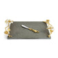 Gardenia Cheeseboard with Knife by Michael Aram