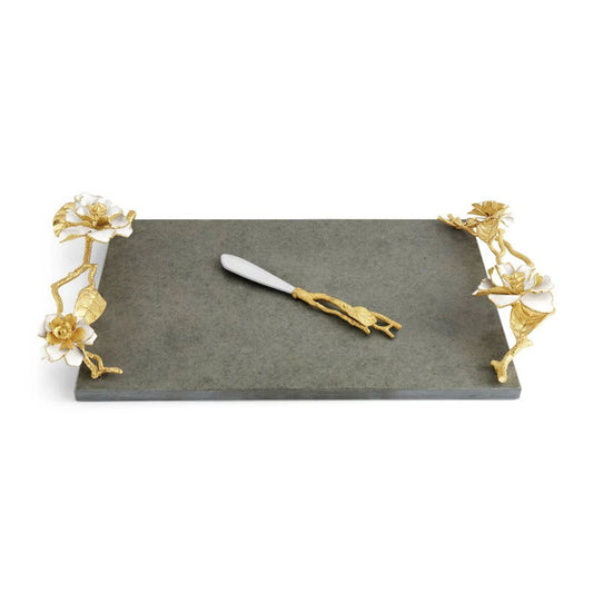 Gardenia Cheeseboard with Knife by Michael Aram