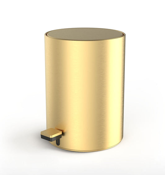 German Design Award Soft Close Pedal Bin GOLD MATT 6L - |VESIMI Design|