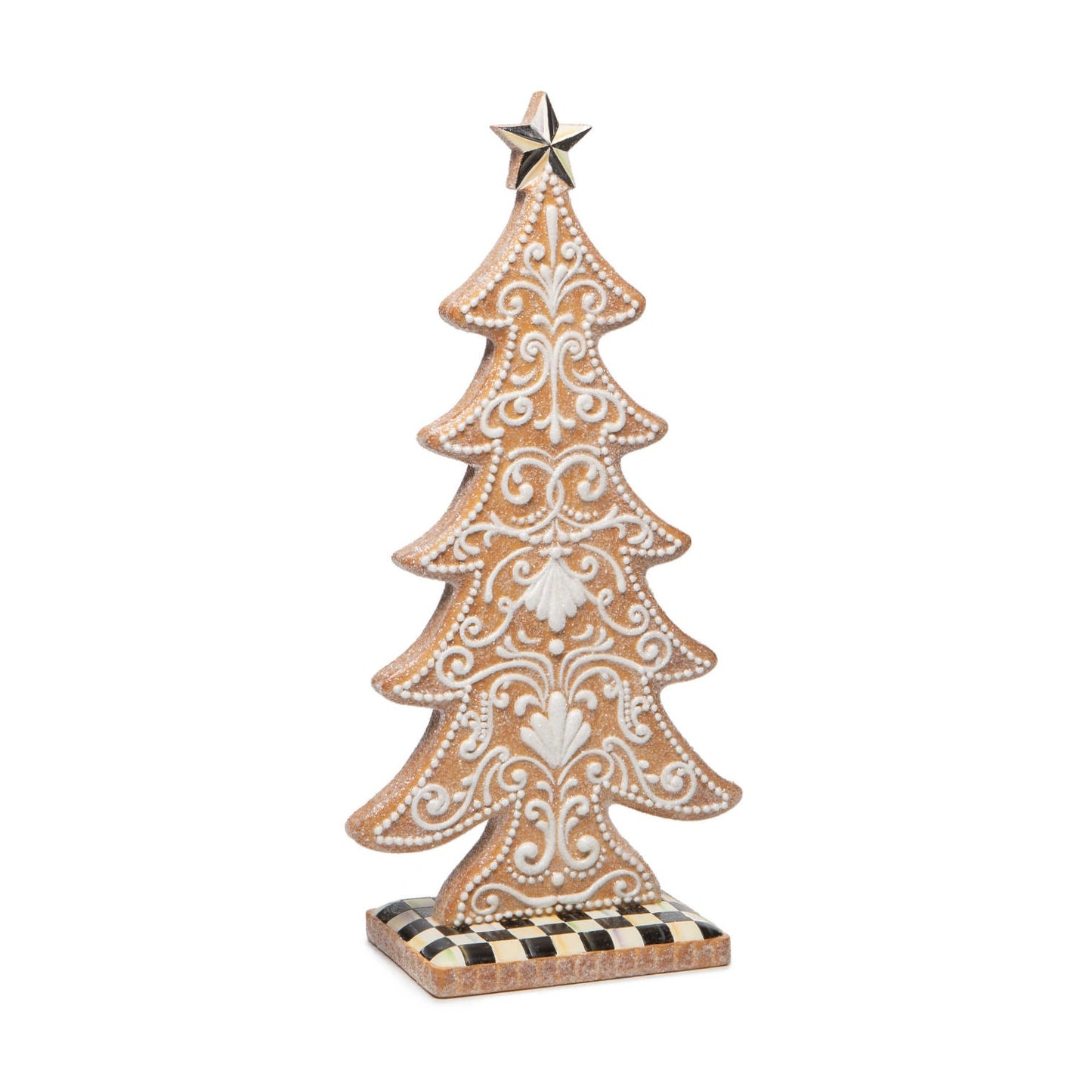 Gingerbread Cookie Small Tree - MacKenzie - Childs - |VESIMI Design| Luxury Bathrooms and Home Decor