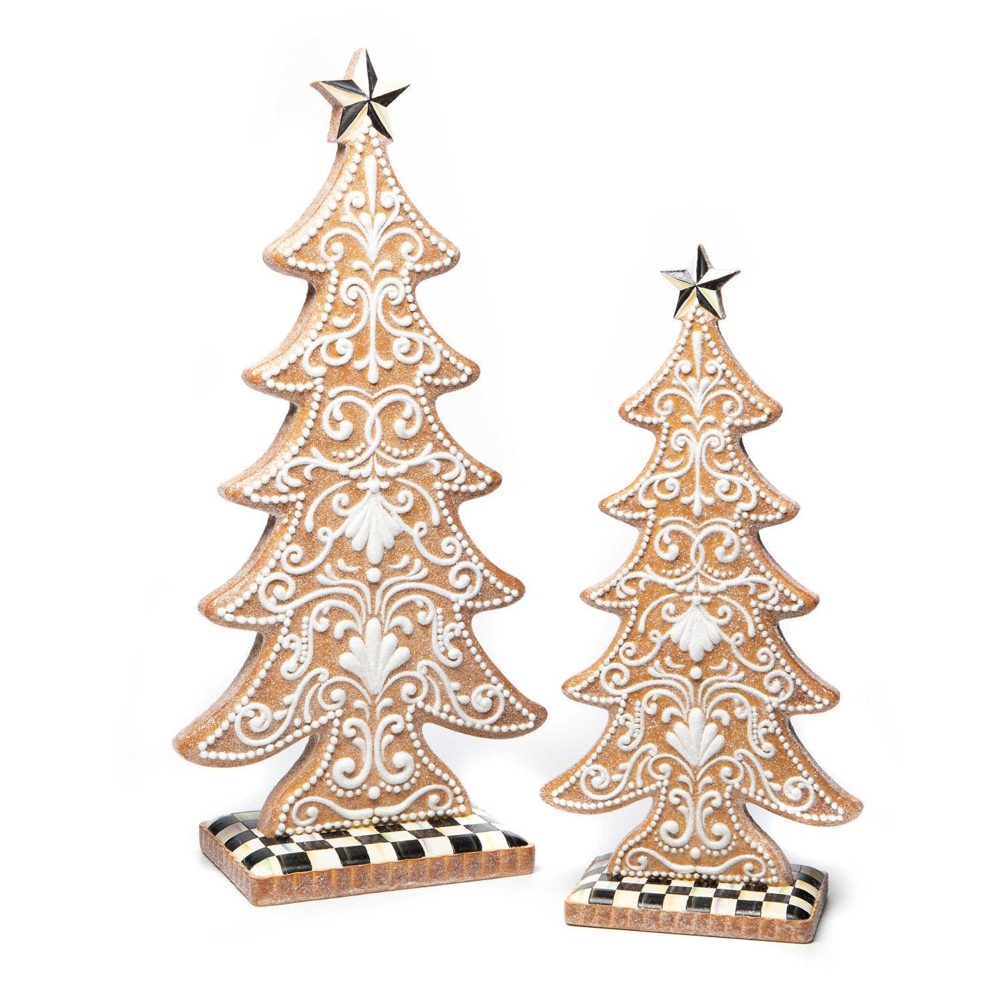 Gingerbread Cookie Small Tree - MacKenzie - Childs - |VESIMI Design| Luxury Bathrooms and Home Decor