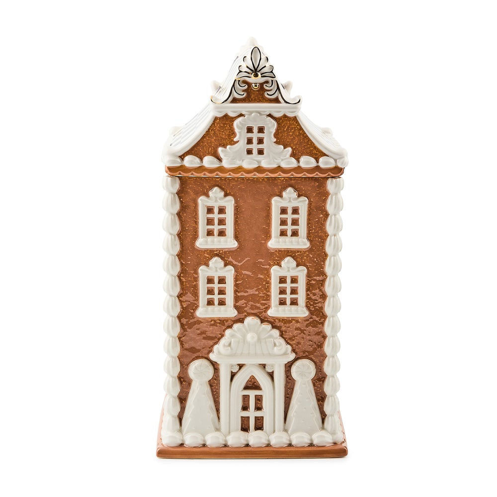 Gingerbread House Ceramic Cookie Jar by MacKenzie-Childs