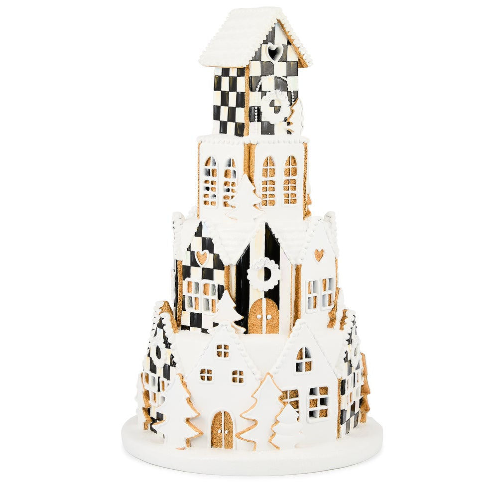 Gingerbread Round Illuminated Village by MacKenzie-Childs