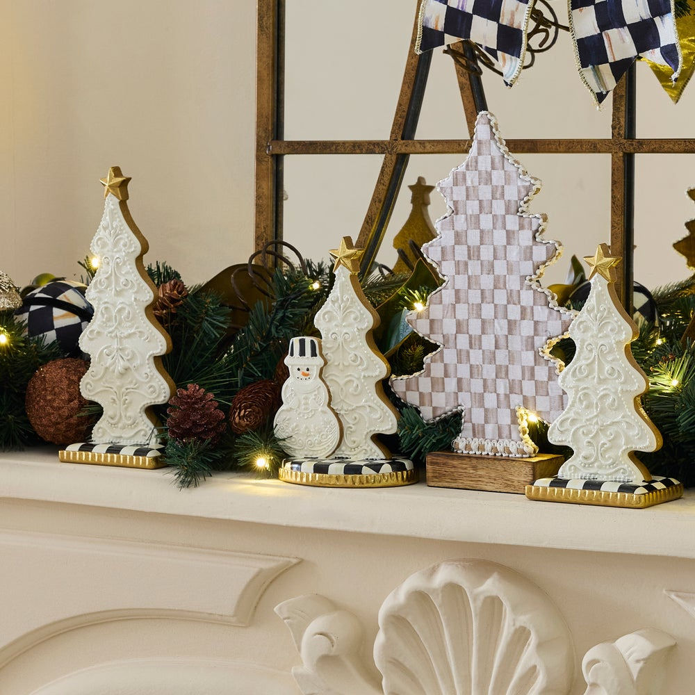Gingerbread Small Snowman Tree by MacKenzie-Childs