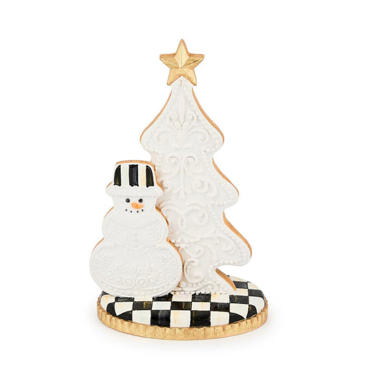 Gingerbread Small Snowman Tree by MacKenzie-Childs