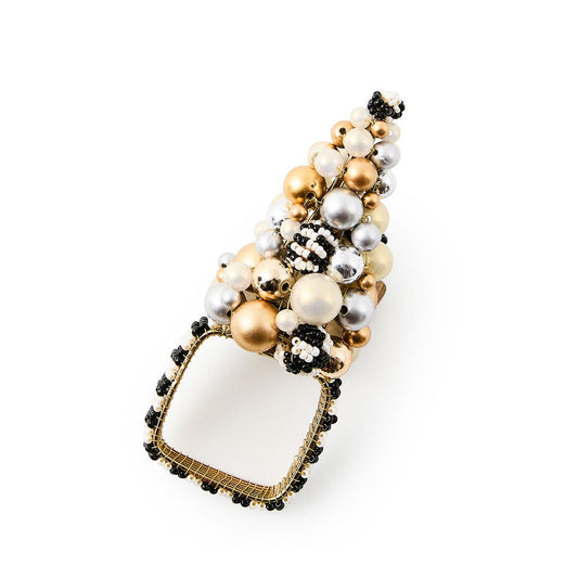 Glam Up Beaded Tree Napkin Rings, Set of 4 by MacKenzie-Childs