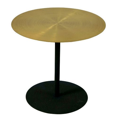 Gold & Black Matel Side Table - |VESIMI Design| Luxury Bathrooms and Home Decor