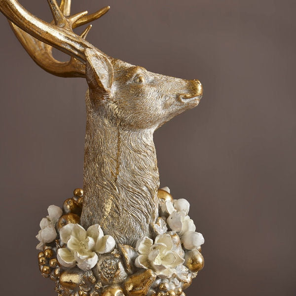 Gold Standing Deer by Werns