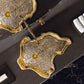 Gold Plated Eden Stone Vessel Sink by Maison Valentina - |VESIMI Design|