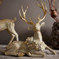 Gold Resting Deer by Werns