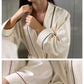 GRACE Exclusive Sateen 100% Egyptian Cotton Robe by Celso de Lemos - |VESIMI Design| Luxury Bathrooms and Home Decor