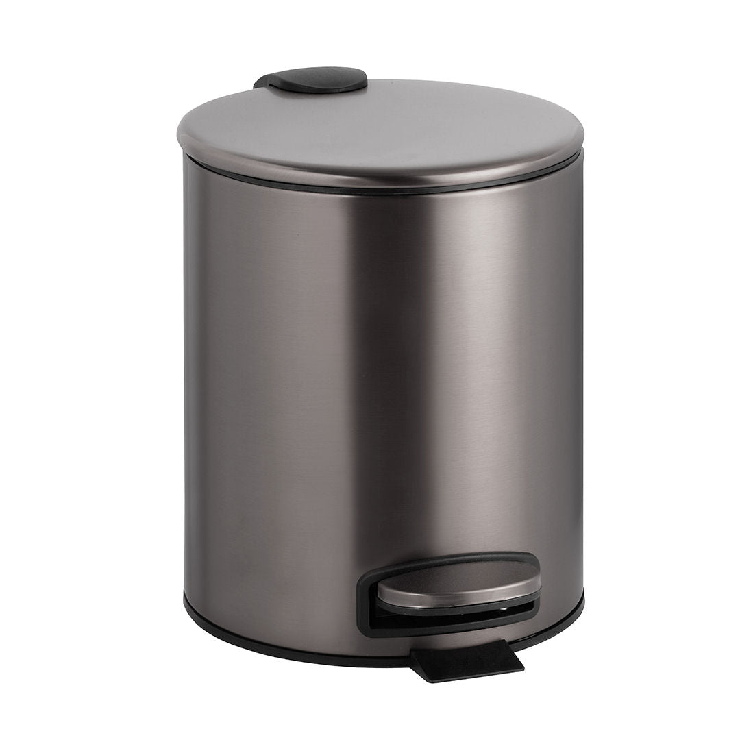 Gun Metal Room / Bathroom Pedal Bin