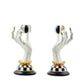 Haunted House Spooky Hand Candle Holders, Set of 2 by MacKenzie - Childs - |VESIMI Design|