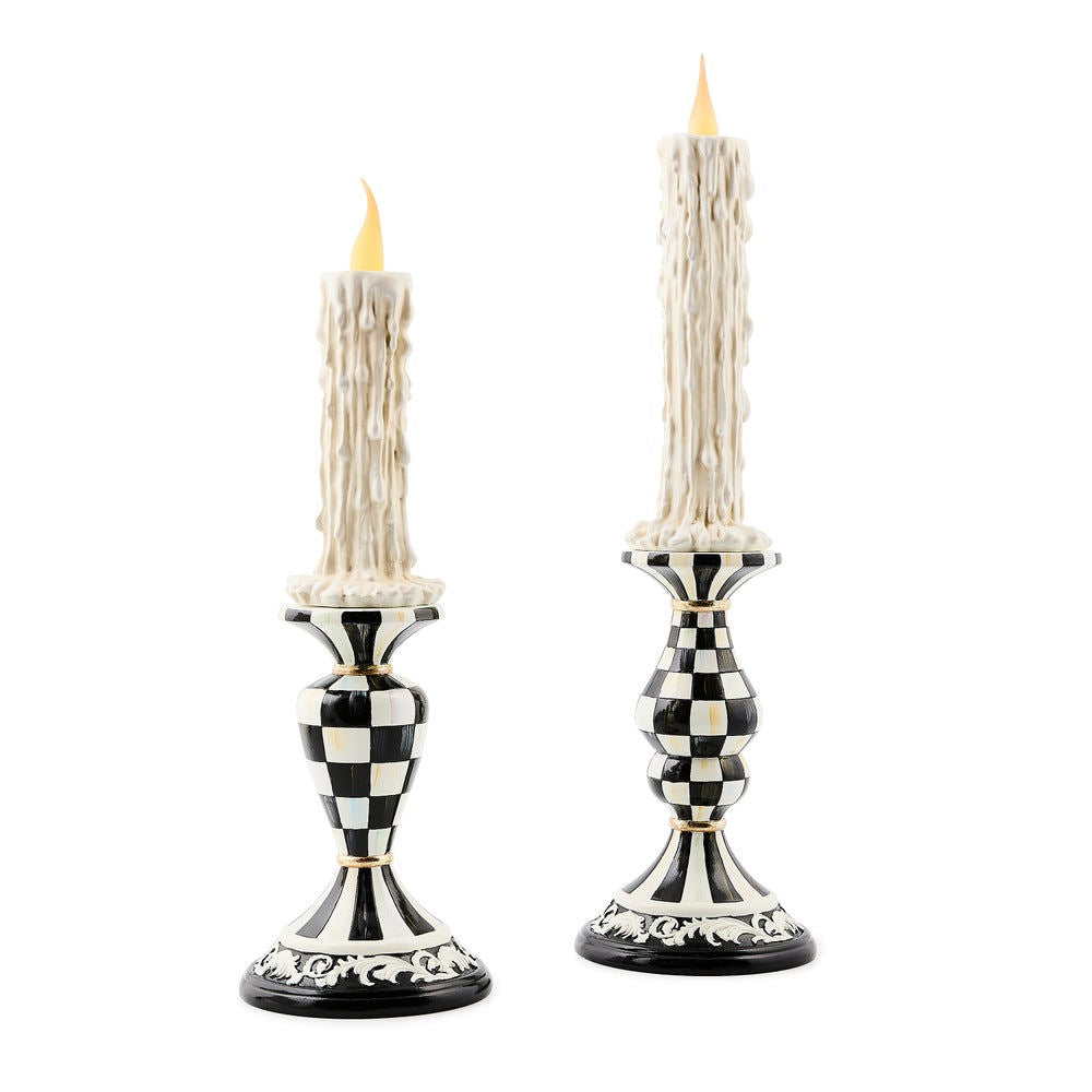 Haunted House Spooky Illuminated Candles, Set of 2 by MacKenzie-Childs
