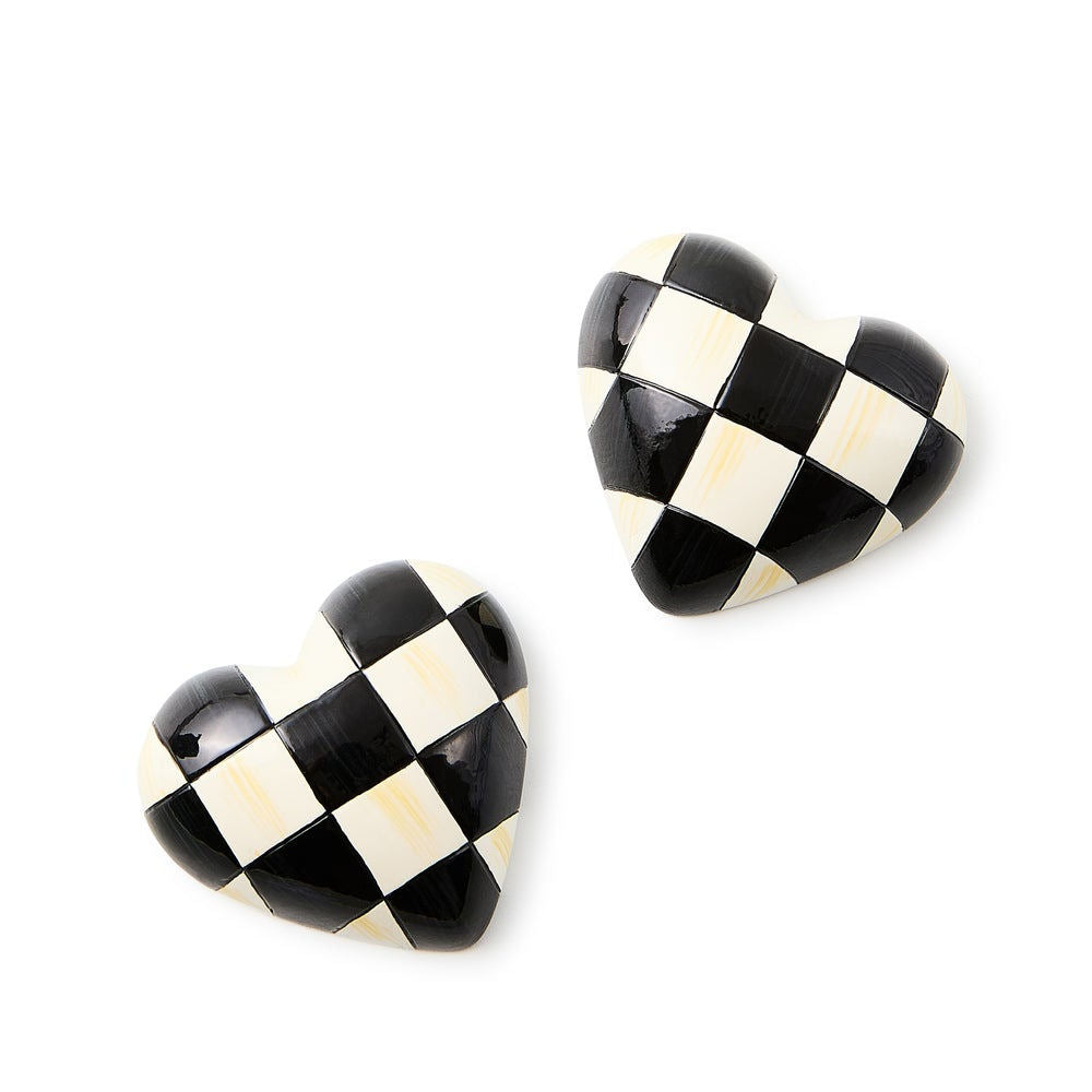 Heart Magnets, Set of 2 MacKenzie-Childs