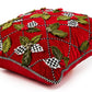 Holly Lattice Throw Pillow MacKenzie-Childs Christmas