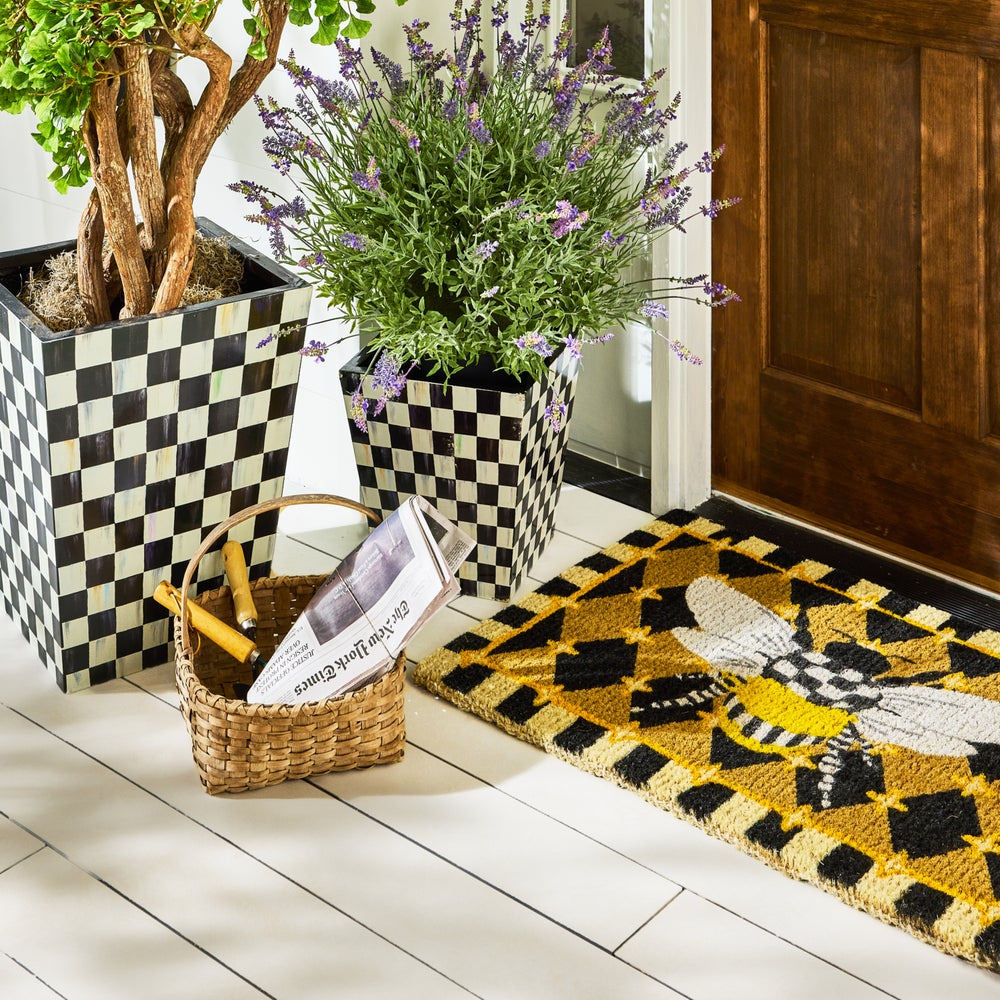 Honeycomb with Bees Entrance Mat by MacKenzie-Childs