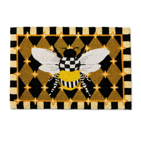 Honeycomb with Bees Entrance Mat by MacKenzie-Childs