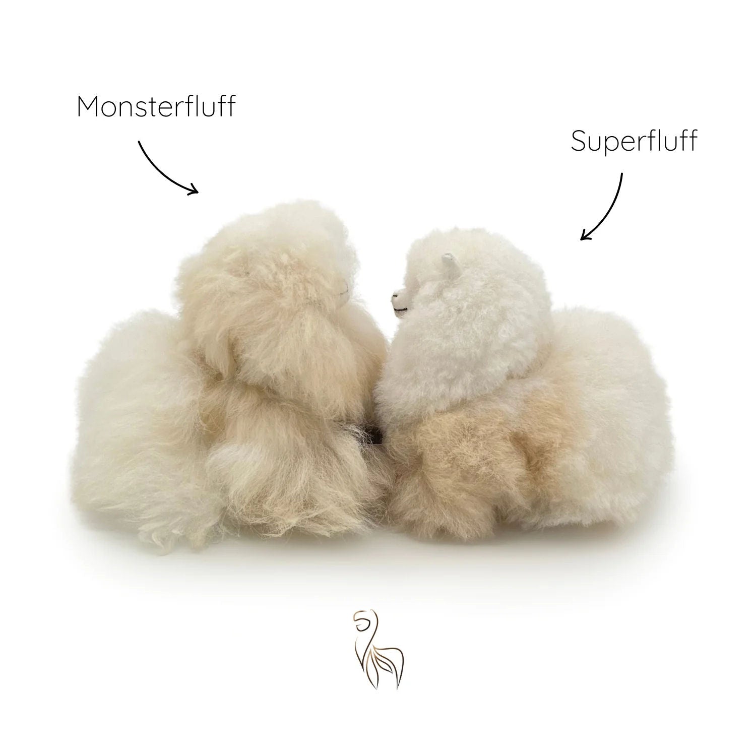 Inkari Fluffy Alpaca Toy Monsterfluff - Mini (15cm) - |VESIMI Design| Luxury Bathrooms and Home Decor