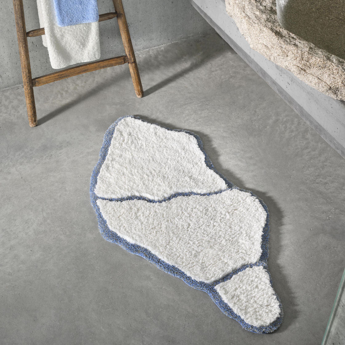 Abyss Throw Rug Luxury Design Egyptian Cotton Bathroom Rugs – |VESIMI Design|