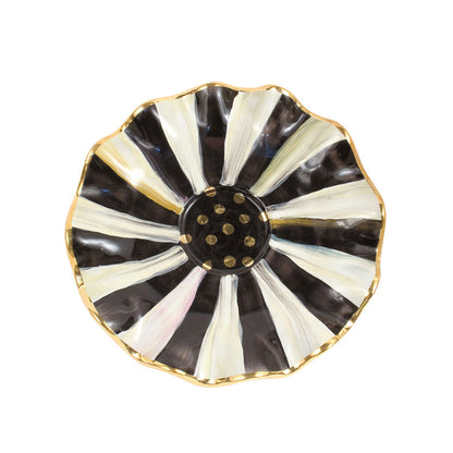 MacKenzie-Childs Courtly Check Ceramic Saucer