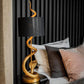 Antique Gold Snake Table Lamp Kaara