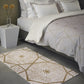 KERY Beige and Gold Abyss & Habidecor Egyptian Cotton Bathroom Rug