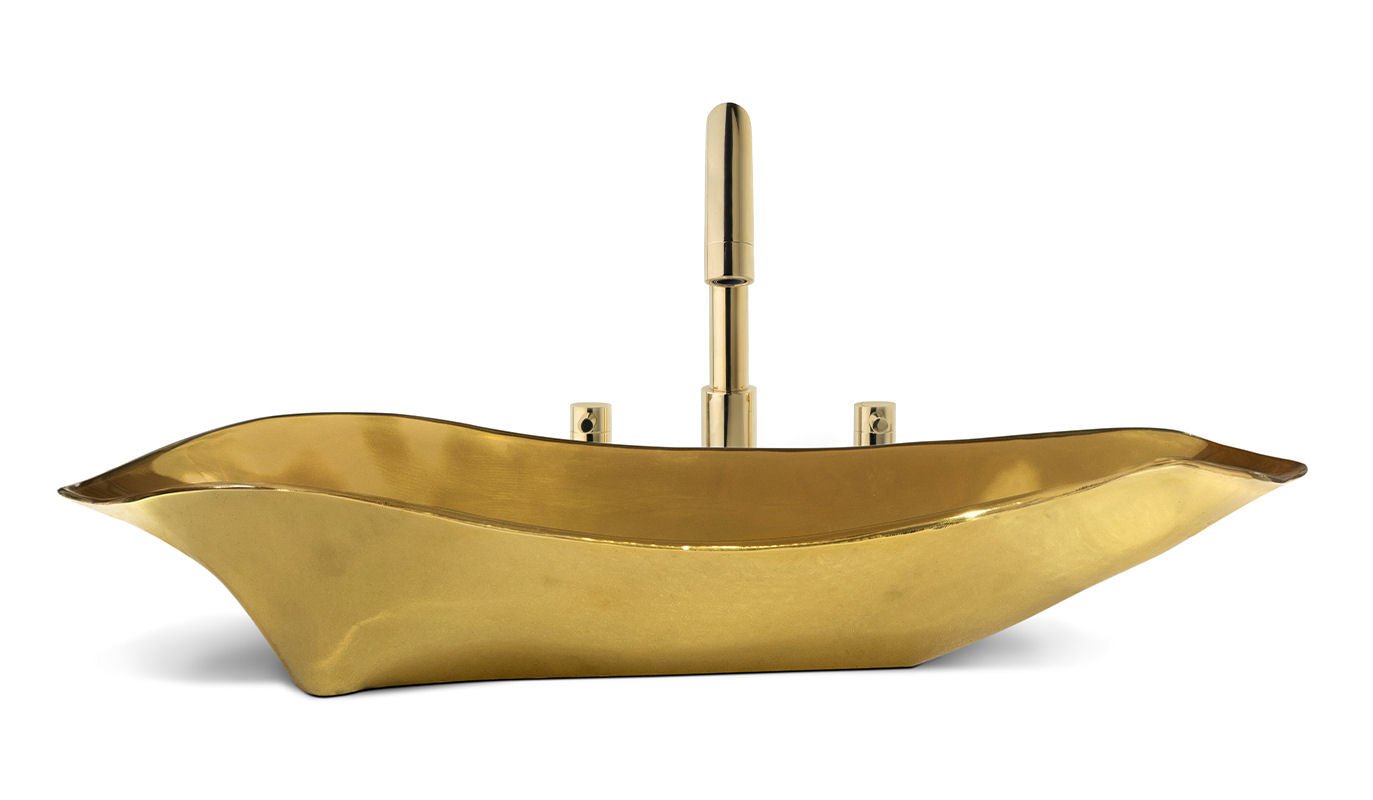 Lapiaz Casted Brass Vessel Sink by Maison Valentina - |VESIMI Design|