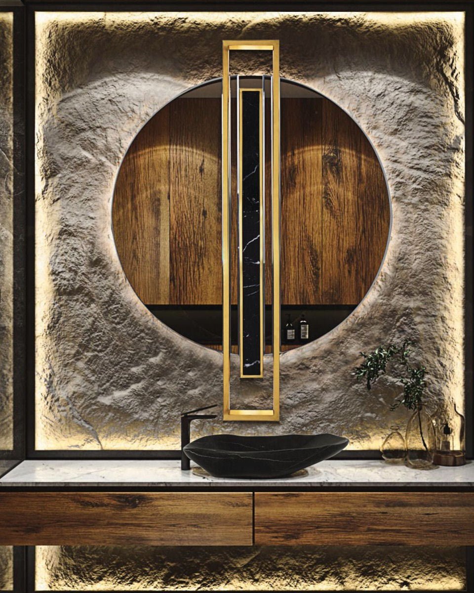 Lapiaz Marble Vessel Sink by Maison Valentina - |VESIMI Design| Luxury Bathrooms and Home Decor