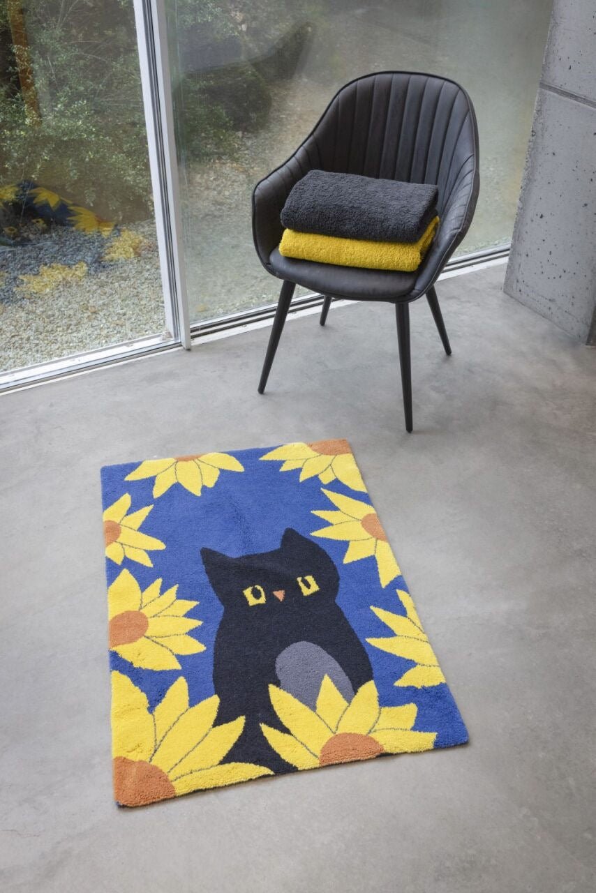Animal Abyss Rug LEA’S CAT Abyss & Habidecor Luxury Rug - LIMITED EDITION – |VESIMI Design|