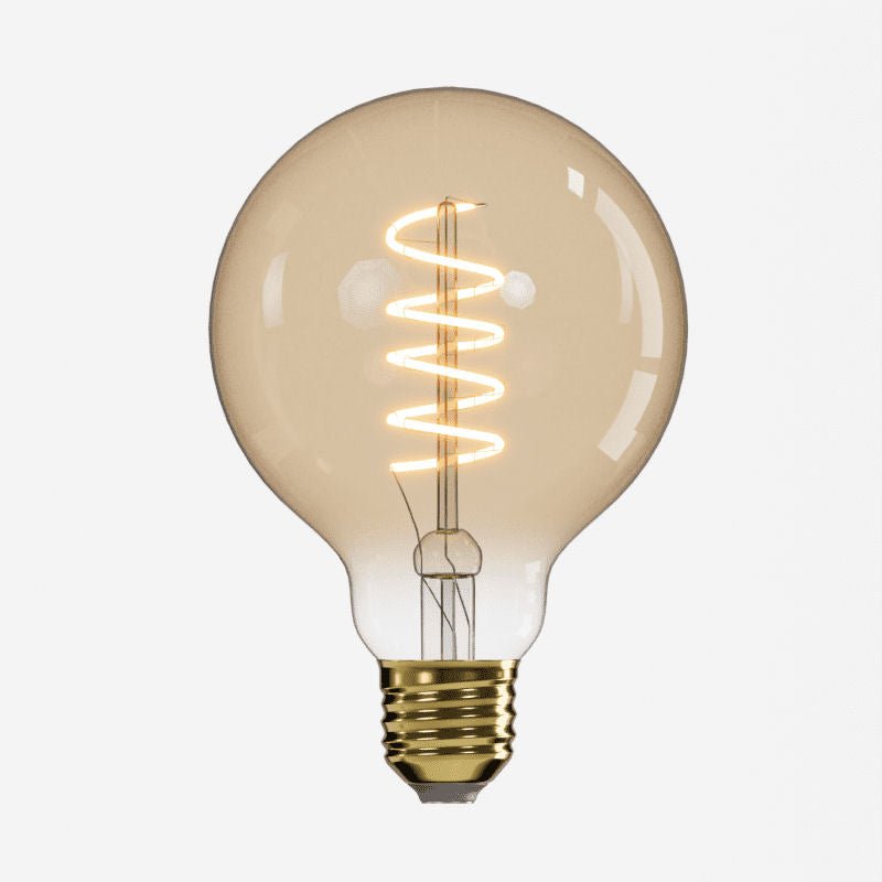 LED spiral filament light bulb, vintage look, E27, 2.5 W, 220 V, 9.5x1 ...