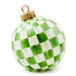 Light Green Check Tabletop Ornament, MacKenzie - Childs - |VESIMI Design| Luxury Bathrooms and Home Decor