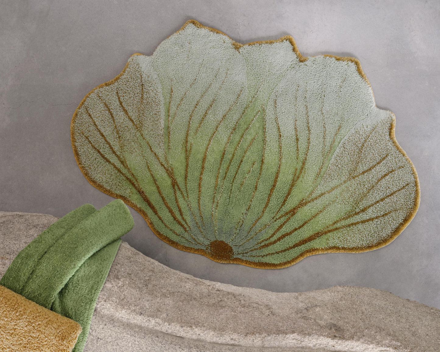 LOTUS Luxury Abyss & Habidecor Egyptian Cotton Bathroom Rug