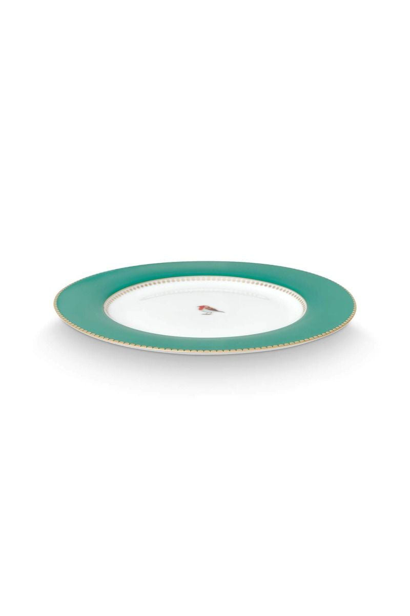 Love Birds Dinner Plate Green 26.5cm - Pip Studio