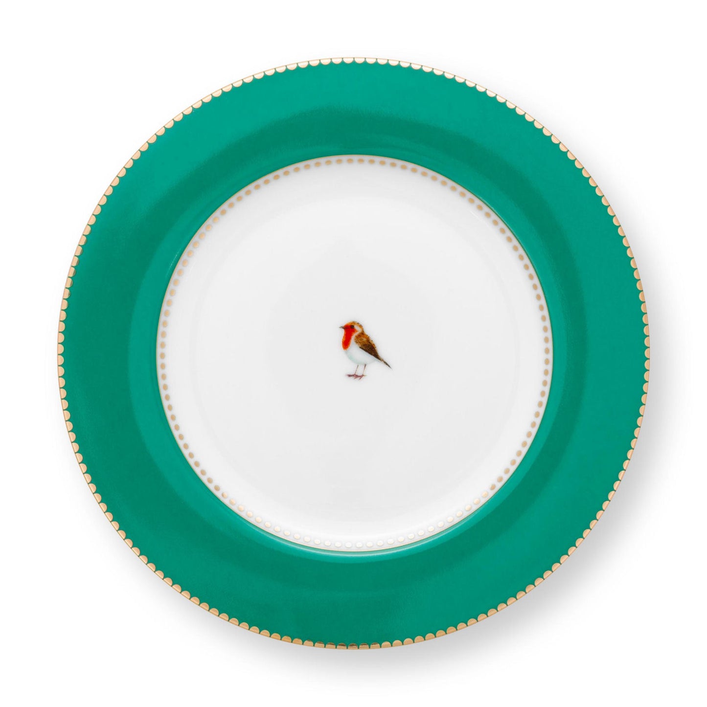 Love Birds Dinner Plate Green 26.5cm - Pip Studio