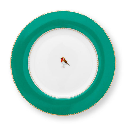 Love Birds Dinner Plate Green 26.5cm - Pip Studio